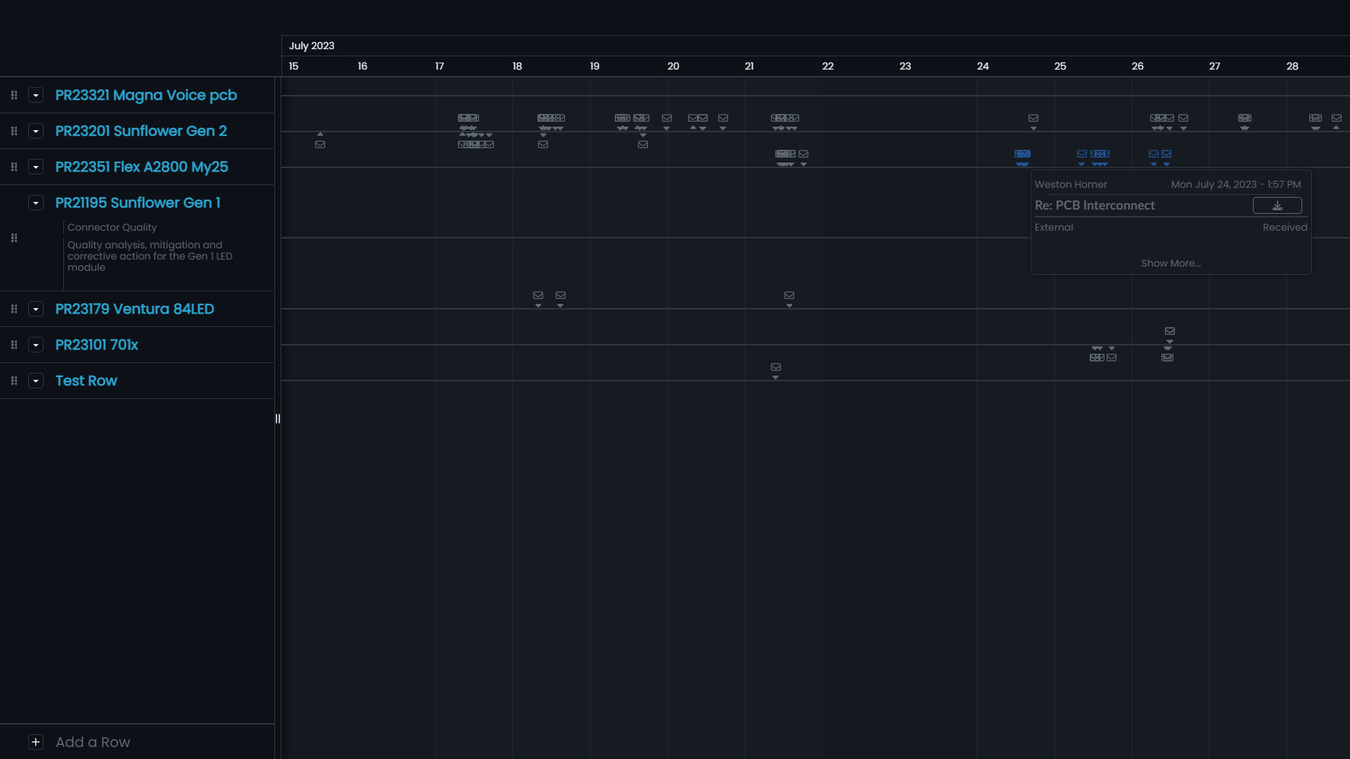 Gantt Chart